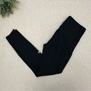 Lululemon Athletica Women’s Black Pockets Low Rise Leggings Size 6